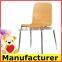 Hot sale Modern Steel and wood Dining Coffee table and Chair