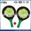 Silk screen printing plastic beach rackets toys