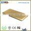 Wholesale 3000MAH aluminium alloy ultrathin power bank with charging cable