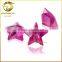 synthetic machine cut star shape good polished ruby corundum gemstone