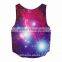 Fashion Custom Printing Cotton Gym Womens Tank Tops Singlet