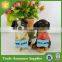 Handmade Sitting Cute Small Resin Dog Statues