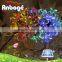 Flower Outdoor Fairy String Lights Solar Powered Garden Lights 50 RGB LED Waterproof Light for Holiday Chrismas Party Wedding