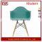 Comfy Different Color Excellent Quality Plastic Emes Middle Back Leisure Chair