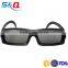 cheap polarized colored plastic 3d glasses for LG TV or real 3d cinema