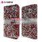 IVYMAX High Quality Luxury Rock Crystal Rhinestone PU Leather Diamond Wallet Case Flip Cover For Samsung Galaxy S7/G930