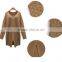 Spring top selling shawl neck plus size long style women cardigan
