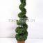 Best selling high quality artificial topiary spiral artificial boxwood spiral tree for decration