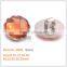 2015 hot sale acrylic rhinestone button sewing with shank for headwear DIY flower center wholesale gold and silver plating