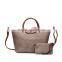 Hot wholesale cheap custom fashion quilted ladies apricot leather tote bags