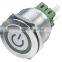 Illuminated Waterproof Push Button Switch L25(Dia.25mm) 2NO2NC