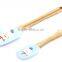 New Product Wood Handle Silicone Spatula Set