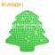 Eco-freindly non-stick tree shape silicon baking mat silicone trivet