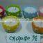 Egg shaped ceramic candle holder