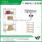 2015 hot sell NSF 48x18 inch 5 tier white powder wire supermarket shelf rack with wheels(YB-WS034)