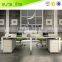 Portable Workstation Laptop Desk Table Middle Desktop Partition Workstation for Four People