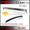 super bright waterproof curved 240w marine led light bar single row 10w leds for airboat