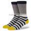 Design Own Socks China Socks Manufacturer Good Quality Men Sporty Thick Coolmax Knitted Fashion Stripe Socks