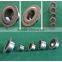 Unidirectional bearing seat for idler roller