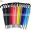 High quality big solid straight rainbow color Promotional Custom Umbrella