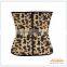 Newest Printing 100% Latex Underbust waist training corset with 9 steel bone 3 hook
