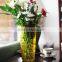 2016 Hot Selling Different Size Colored Clear Glass Vases Flower for Home Decoration