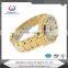 fashion diamond women watch luxury golden watch