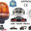 E-MARK Revolving Halogen Warning Light, ECE MARK Rotating Halogen Warning Beacon(SR-BL-505R-5)With Europe Screw DIN Mount Beacon