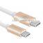 2A Baseus Gather Series Type-C to Type-C Cable for Macbook + type-C Luxury gold Type-C data cables
