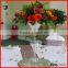 Borosilicate glass mouth blown wedding centerpieces clear decorative martini glass vase