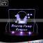 3d led light base for acrylic table top led light