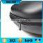 black PU cover eva headphone waterproof case with wrist strap