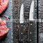 POM handle big steak knife set