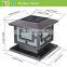 Classic style black outdoor lights for pillar waterproof solar decoration light (JR-3018)