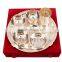 IndianArtVilla Silver Plated 7 Piece Dinner Set Thali Set, gift Packing Box - Dinerware Restaurant Hotel Home Gift item