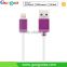 High quality cololful normal injection 8 pin tranfer data mfi usb cable for iphone7