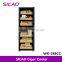 Setting humidity touch panel control humidor for cigars