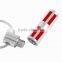 SRP8380-Red Perfume Bottle Cylinder Memorial Jewelry Stainless Steel Cremation Keepsake Ashes Pendant