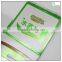 glossy silver card folding cardboard paper cookie gift box