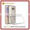 [UPO] 2 in 1 Crystal Transparent Anti Scratch Hard Plastic PC TPU Mobile Back Case for Samsung Galaxy S6