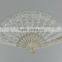 Hot sale shell shape lace fan plastic party hand fan