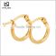 Fashion hoop earring hiphop jewelry gold plated jewellery