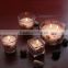 Scented glass jar candle for decoration