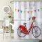 100% Polyester Fabric Bathroom Curtain Printed Shower Curtain Panel