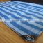 blue/white stripe tarpaulin