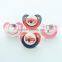 Beautiful print ABS material silicone pacfier baby pacifier