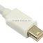 NEW Mini 3Inch DisplayPort DP To VGA Adapter Cable For MacBook