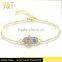 jewelry blue topaz braid gold and accessories silver hamsa with eye bezel bracelet