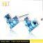 Jewelry For Women Cheap Custom Earring CZ Crystal Eyes Stud Earrings