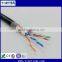 Factory wholesale price -100% Copper SFTP CAT6 networking cable /23awg 4pairs double shielded lan cable
